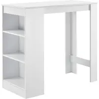 En.casa Bartafel met 3 planken 110x50x103 cm wit