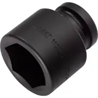 Hazet Krachtdopsleutel 1100S-50 · 1 inch (25 mm) vierkant hol · Buiten-zeskant-profiel · SW 50 mm