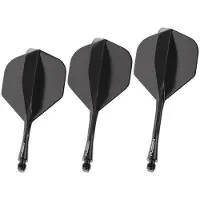 Winmau Fusion Solid Black NO2 - Dart Flights