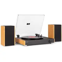 Audizio RP335BB retro platenspeler - Platenspeler met boxen -