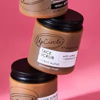 UpCircle Nachtcrème - Coffee Face scrub - Upcycled bosbessen - koffiedik