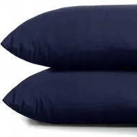 Restilo Jersey Katoenen Kussensloop 40x80 cm - 2 stuks Blauw