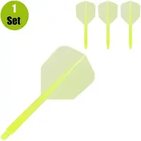 Condor Neon Axe Flight System - Small Yellow - Dart Flights