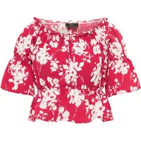 Faina Blouse rood / wit