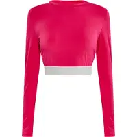 Mymo Functioneel shirt lichtgrijs / donkerroze