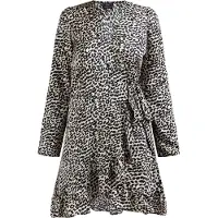 Faina Jurk crème / zwart