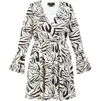 Faina Jurk zwart / wit