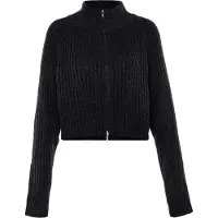 Mymo Gebreid vest zwart
