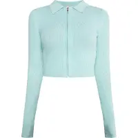Mymo Gebreid vest 'Keepsudry' mintgroen