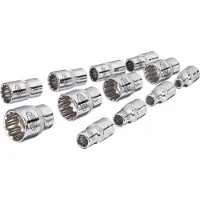 Vigor V1897 Dopsleutelinzetset 1/4 (6.3 mm) 17-delig