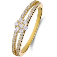 Lucardi Ring 'Chic' goud