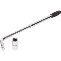 GereedschapXXL Telescopische Wielmoersleutel 17/19 mm, Verstelbaar 330-520 mm