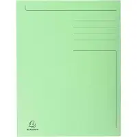 Exacompta Dossiermap Forever A4 3 kleppen 280gr groen