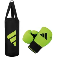 Adidas Junior Boxing Set - Groen/Zwart - 8 oz