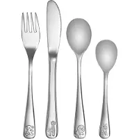 Reer Kinderbesteck - 4 st. - Edelstahl - - One Size - Kinderbesteck