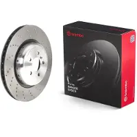 Brembo Remschijf 09D90133 achter, geventileerd, sterk gecarboniseerd, 1 Stuk