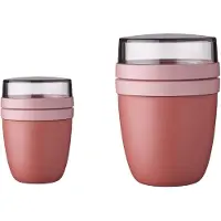 Mepal Lunchpot mini + regular Ellipse Set van 2