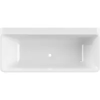 Xenz Freja half-vrijstaand bad 180x80x60 zonder afvoer, wit