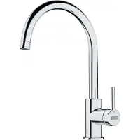 Franke LINA, Standaard, Zwart, Messing, Greep met hendel, Zelfaanzuigend, 3/8"