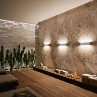 LINEA LIGHT LED-wandlamp Satori, wit / opaal, Woon-/ Eetkamer, Aluminium, LED wandlamp