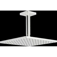Hansa Hansaviva matrix hoofddouche 25x25 cm, met plafondbuis 200 mm, chroom