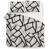 Zohome Zo Home Dekbedovertrek Flanel Serena - grey 260x200/220cm