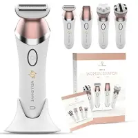 Wellshave 4 in 1 Ladyshave voor Vrouwen - Trimmer voor Vrouwen & Dames - Bikinitrimmer Dames - Scheerapparaat Vrouw
