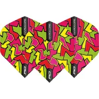 Red Dragon Hardcore Radical Red Crackle - Dart Flights