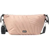 Mymo Schoudertas pastelroze / zwart / wit