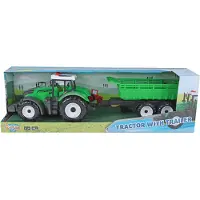 Toys Amsterdam Tractor met Aanhanger en Kiepfunctie met Licht en Geluid