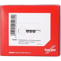 Herpa Schmitz Palletbak / Opslagbak, Wit/zwart (2 St.)