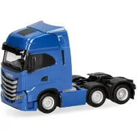 Herpa Iveco S-Way 6x2, Blauw
