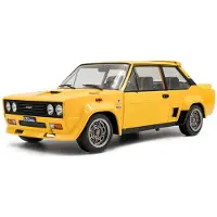 Solido Fiat 131 Abarth '80, geel schaal 1:18