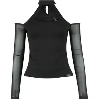 Killstar - Gothic Shirt met lange mouwen - Only Consolation Long Sleeve Top - XS tot 4XL - voor Vrouwen - zwart - Maat L