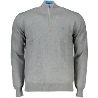 HARMONT & BLAINE Half Zip Gebreide Sweater Grijs