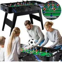 Outtec Tafelvoetbal, Voetbaltafel, Tafelvoetbalspel, Tafelvoetbaltafel, Tafel Voetbal - 22 Spelers - Doelteller - 2 Ballen - voor Kinderen en Volwassenen - 121 x 60,5 x 82,5 cm