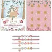Little Dutch Adventskalender met armbandjes, bedels en stickers - 24 vakjes - Knutselen - Speelgoed kinderen - Voor meisjes