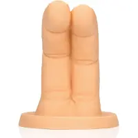 S-Line - tweevinger-dildo (natuurlijk)