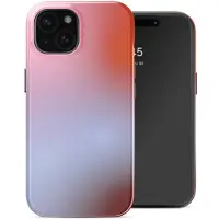 Selencia Vivid Backcover met MagSafe voor de Apple iPhone 15 - Gradient Soft Blush