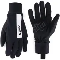 Swix - Focus Glove Jet Black voor Unisex - Maat 8 - Zwart