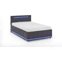 Meise Cirkel gestoffeerd bed met LED-verlichting