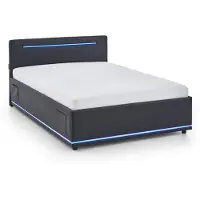 Meise Cirkel gestoffeerd bed met LED-verlichting