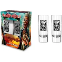 Iron Maiden Shotglazenset - Run For Your Lives - voor Geen - transparant | Maat Standard