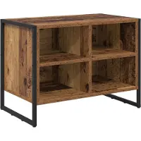 vidaXL Schoenenkast 60 x 35 x 44 cm Bewerkt hout Oud Hout
