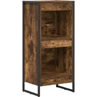 vidaXL Boekenkast 40 x 30 x 86,5 cm Bewerkt hout Rook Eik