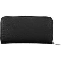 Calvin Klein Rits Rond Portemonnee Gerimpeld Leder