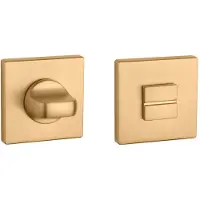 Aprile | Premium WC garnituur rozet | 52x52x7mm | Goud mat
