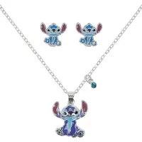 Lilo & Stitch - Disney Halsketting - Stitch - zilverkleurig - Maat Standard