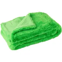 J-Line deken Cutie - polyester - groen