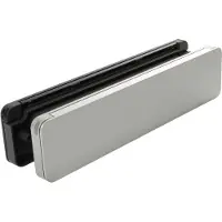 Homebox - de isolerende, tochtvrije en geluiddempende brievenbus – buitendeel aluminium blank geborsteld - binnendeel in antracietgrijs RAL 7016